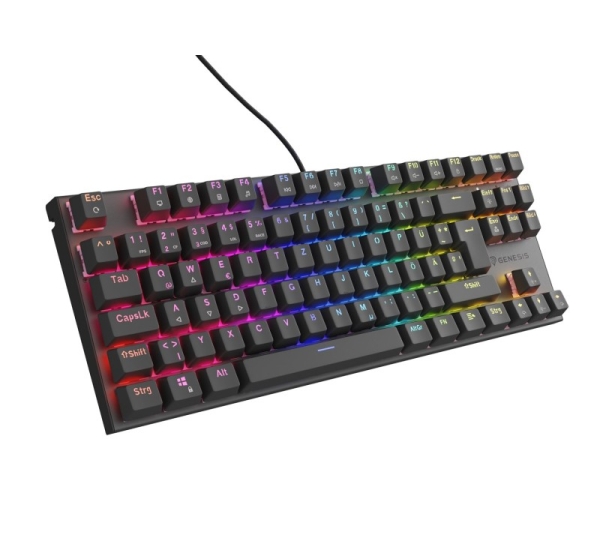GENESIS NKG-1886 keyboard Gaming USB QWERTZ German Black