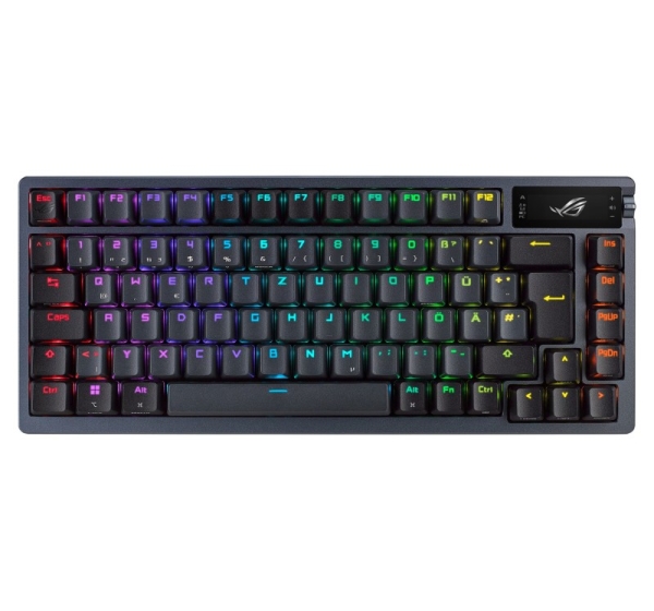 ASUS ROG Azoth keyboard Gaming USB + RF Wireless + Bluetooth QWERTZ German Black