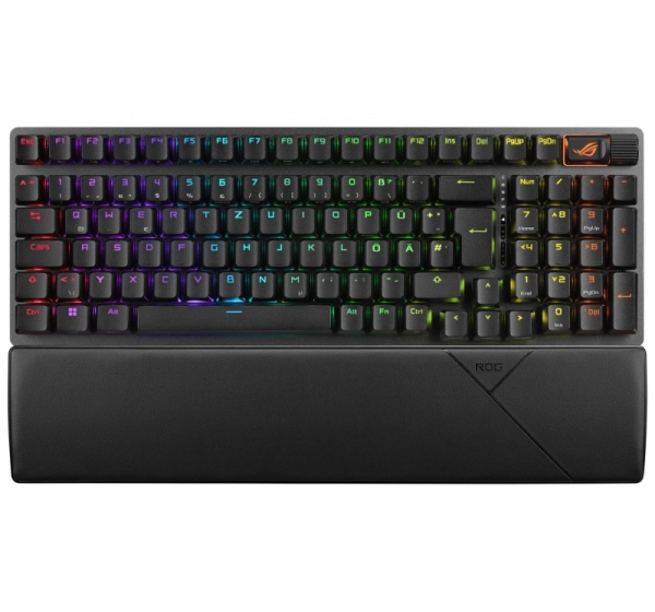 ASUS ROG Strix Scope II 96 Wireless keyboard Gaming USB + RF Wireless + Bluetooth QWERTZ German Black