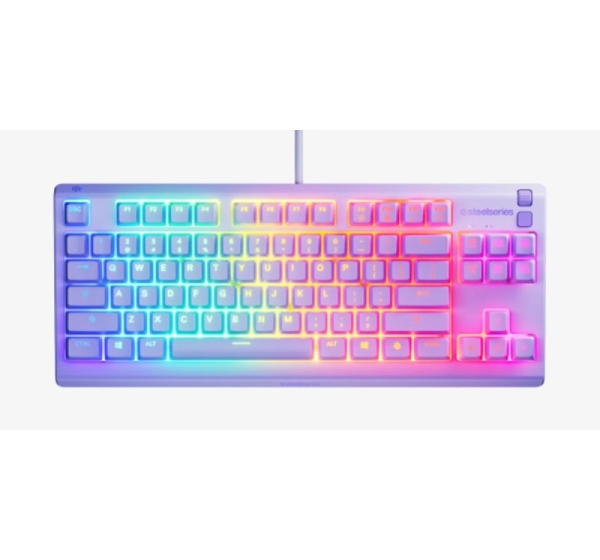 Steelseries Apex 3 TKL - US keyboard Gaming USB US English Lavender