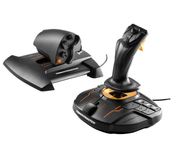 Thrustmaster T-16000M FCS Hotas Black, Orange USB Joystick Analogue / Digital PC