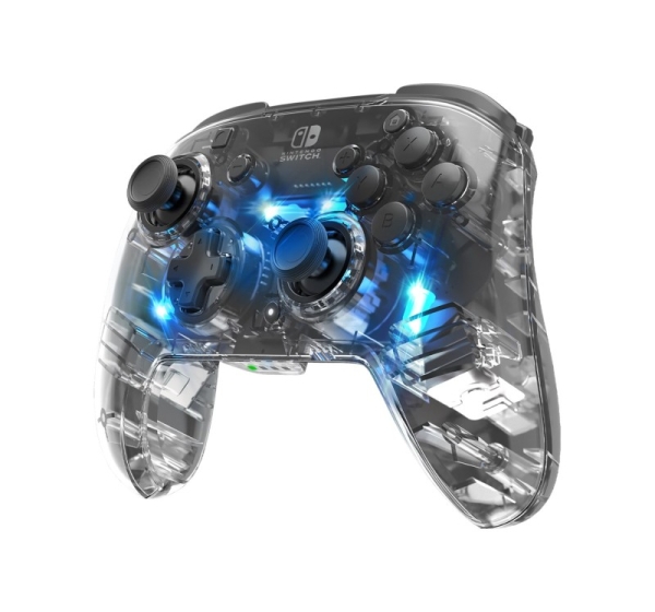 PDP Afterglow Black, Transparent Gamepad Analogue / Digital Nintendo Switch, Nintendo Switch Lite, Nintendo Switch OLED
