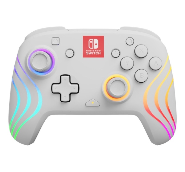 PDP Afterglow Wave White Gamepad Analogue / Digital Nintendo Switch, Nintendo Switch OLED