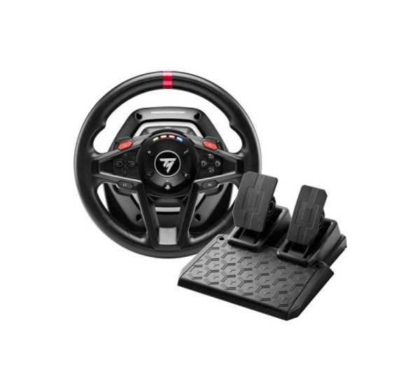 Thrustmaster T128-P Simtask Pack Black USB Steering wheel + Pedals Analogue / Digital PC, PlayStation 4, PlayStation 5