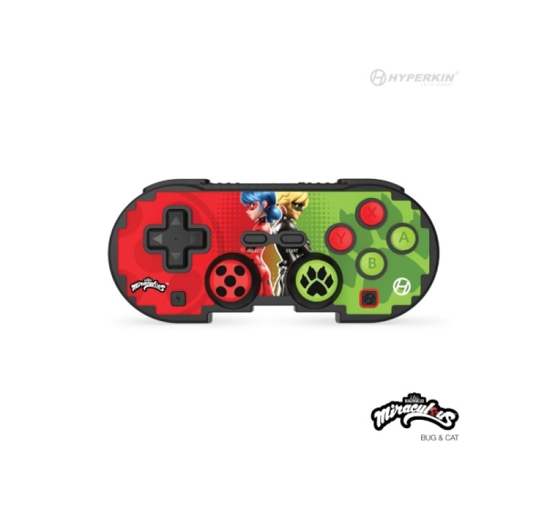 Hyperkin Pixel Art Bluetooth Controller Official Miraculous Edition (Ladybug & Cat)