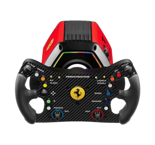 Thrustmaster T818 Ferrari 488 GT3 Simulator Black, Red USB Steering wheel + Pedals Analogue / Digital PC
