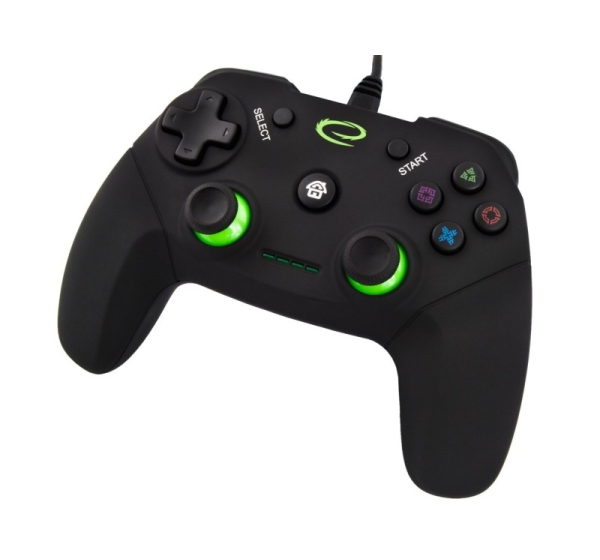 Esperanza EGG110K Gaming Controller Gamepad PC,Playstation 3 Analogue / Digital USB 2.0 Black