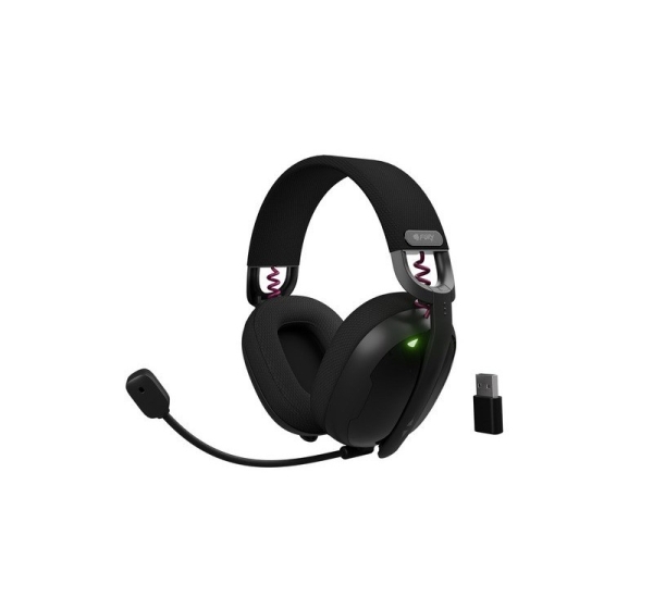 OVER-EAR HEADPHONES FURY FUKIYA F6 WITH MICROPHONE WIRELESS BLACK
