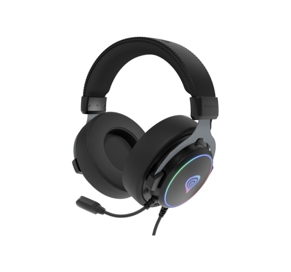 GENESIS NSG-2169 headphones/headset Wired Head-band Gaming USB Type-A Black