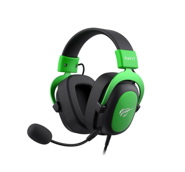 Havit H2002d Headset Wired Head-band Gaming Black, Green