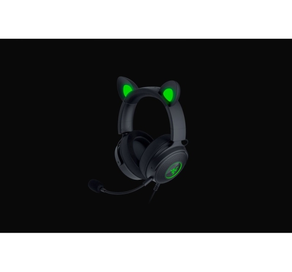 Razer Wired, Over-Ear, Black, Gaming Headset, Kraken V2 Pro, Kitty Edition