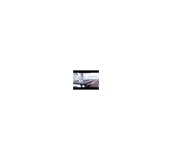 Maclean MC-835 Portable Desk Electric Height Adjustable 72 -122cm max. 37 kg Control Panel Sit Stand Work Station