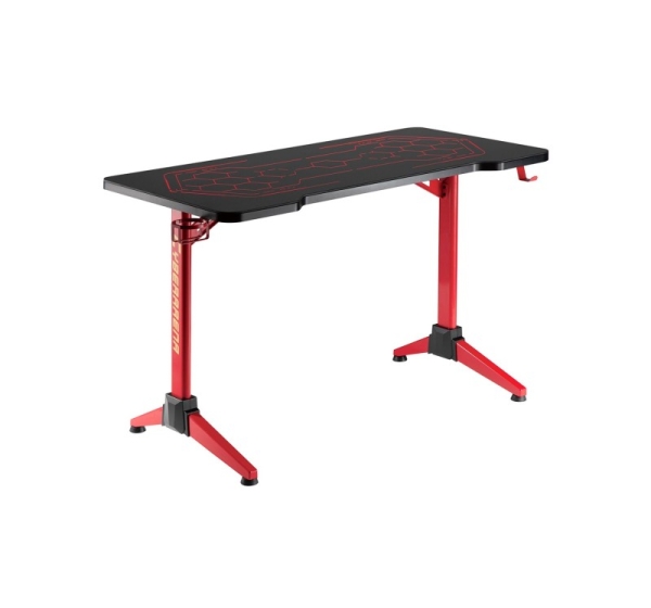 RGB Led NanoRS Gaming Desk, Black, Large, 100kg max, Height 760mm, RS163