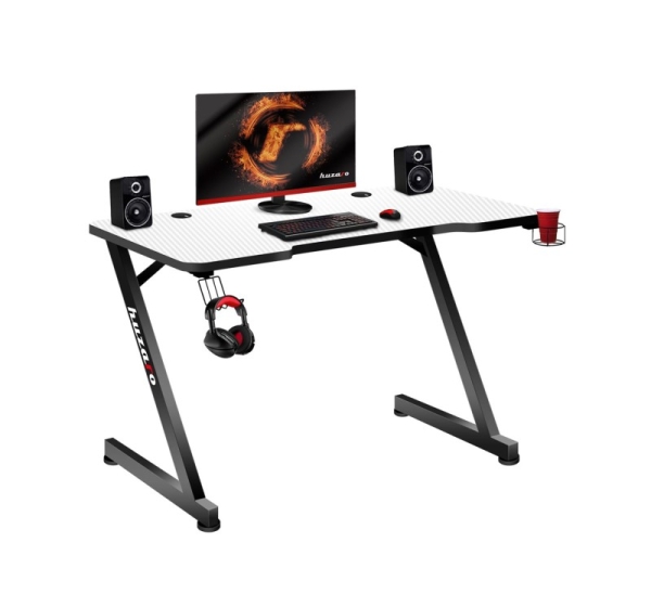 GAMING DESK HUZARO HERO 2.5 WHITE