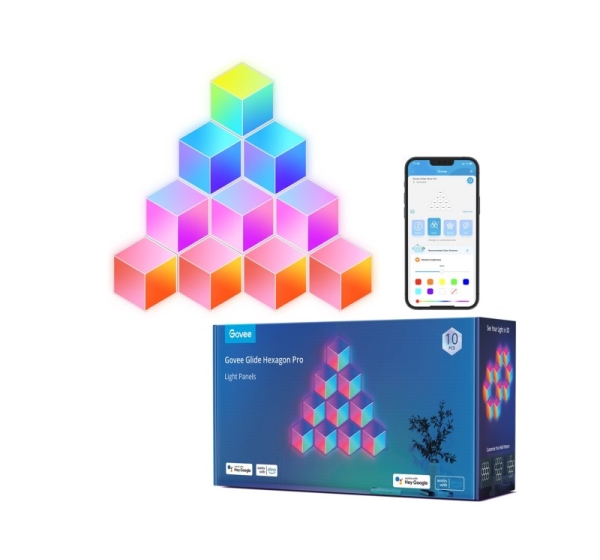 Govee Glide Hexa Pro Smart wall light Wi-Fi/Bluetooth 72 W