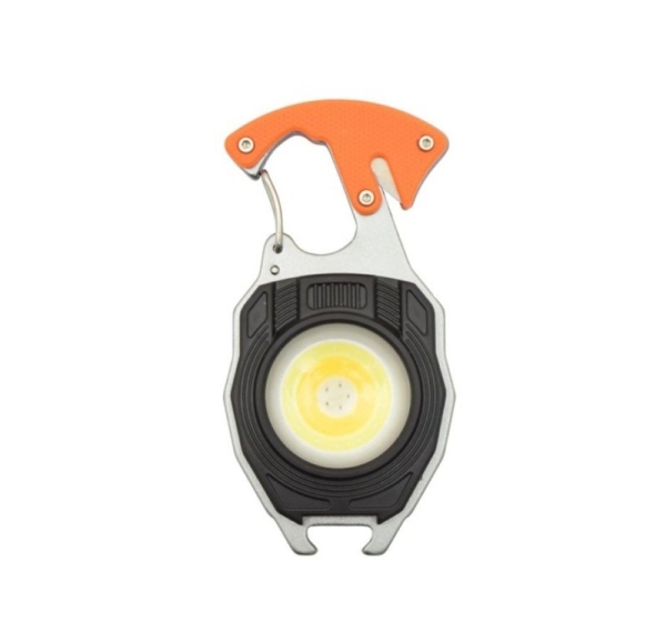 Rescue JS-Tactical Emergency and Tactical Keychain with LED Flashlight