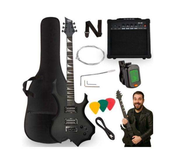 V-TONE EGS 39 MBK gitara elektryczna 4/4 czarny ma