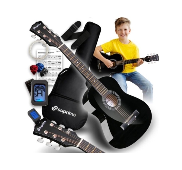 SUPRIMO JRA SET BK gitara akustyczna 1/4 czarna