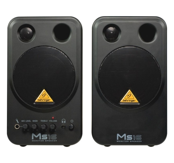 Behringer MS16 loudspeaker 2-way Black Wired 16 W