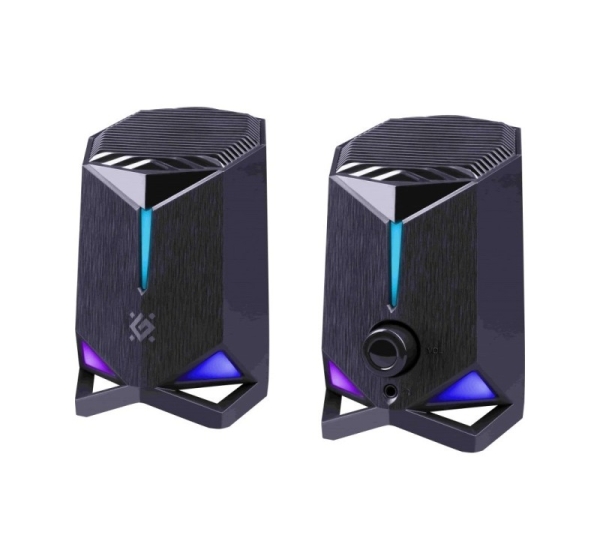 Speakers Defender Rocket 2.0 6w LED USB, black