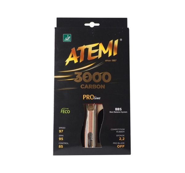 New Atemi 3000 Pro anatomical ping pong racket