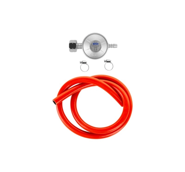 TEESA BBQ GAS REGULATOR FOR BARBECUE (HOSE, BANDS)