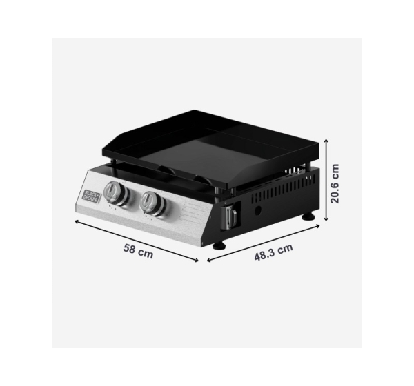 Black+Decker BXOP4900E 2-burner gas barbecue