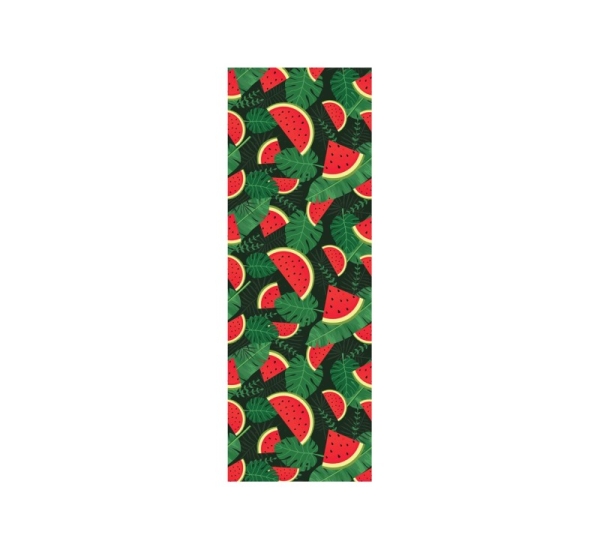 GreenBlue GB183 Classic Beech Deck Chair with Watermelon Print