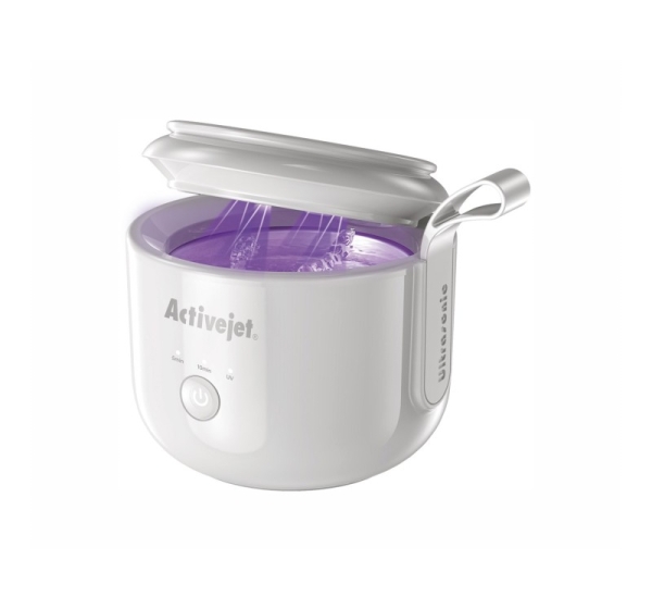 Activejet USB rechargeable UV ultrasonic cleaner AUC-198 white