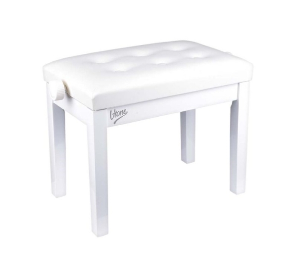 V-TONE BENCH 1 WH piano bench WHITE