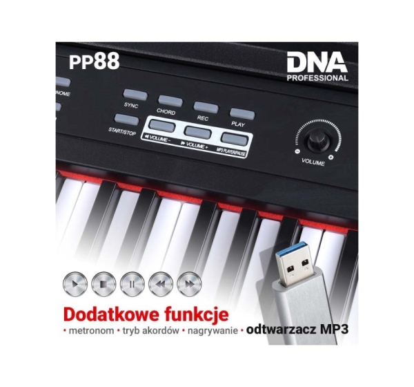 DNA PP 88 Digital Piano Full-Size Keyboard