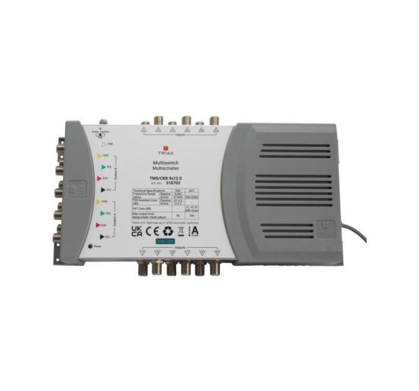 Multiswitch 9/12, 9 inputs/12 outputs, Triax