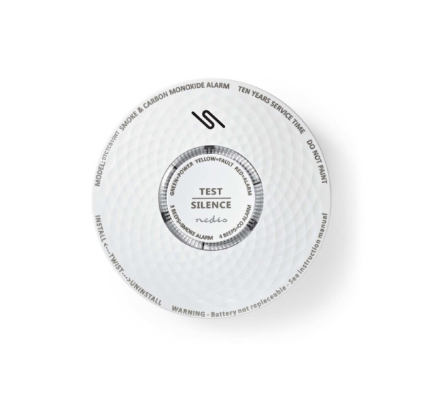 Smoke and carbon monoxide detector Nedis DTCTCS10WT