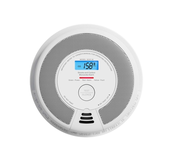 X-Sense SC07-W smoke detector Carbon monoxide detector Interconnectable Wireless