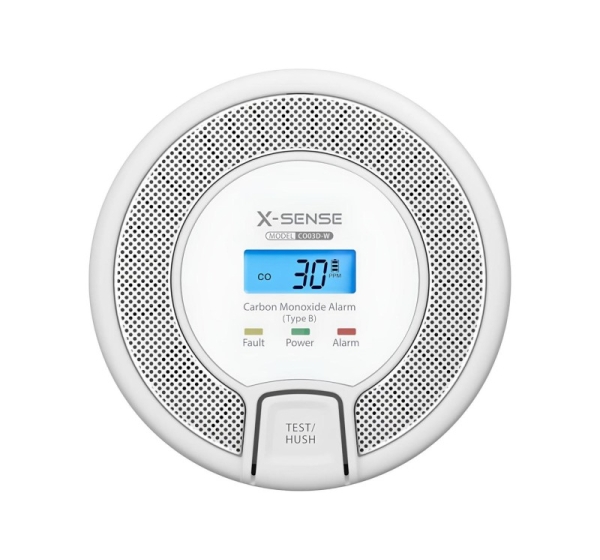 X-Sense CO03D-W smoke detector Carbon monoxide detector Interconnectable Wireless