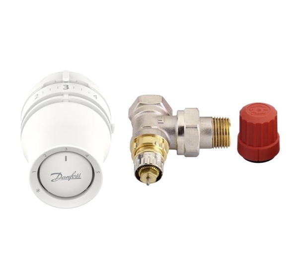 TERMOSTATIC HEAD AND VALVE RA-N. DN15