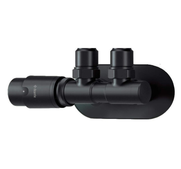 Thermostatic valve for bathroom radiator - left