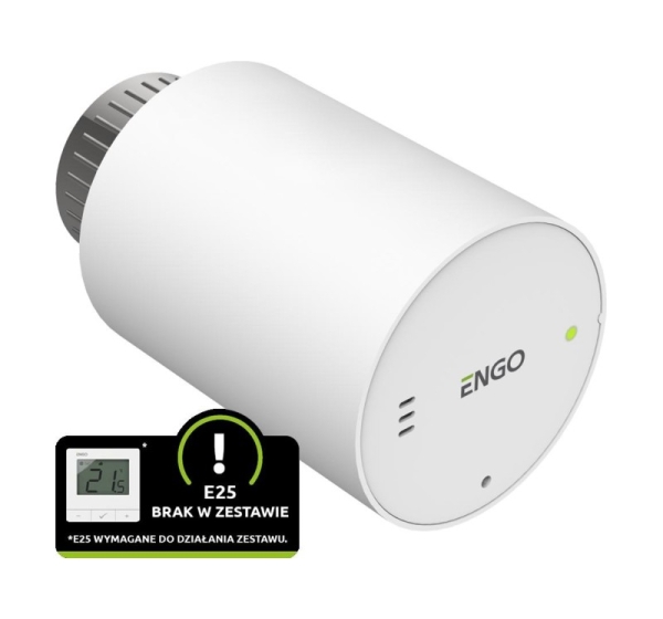 ENGO Controls ETRV-M30 Wireless Radiator Head Whit