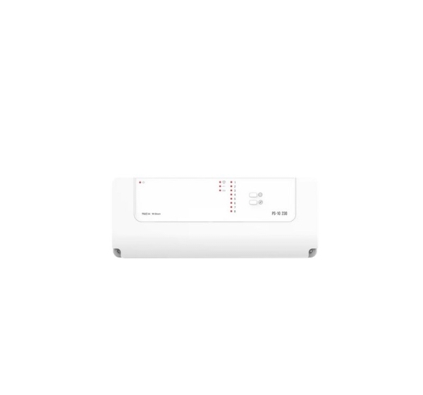 Wireless relay on DIN rail blue