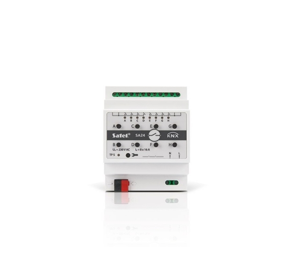 Satel KNX-SA24 smart home actuator DIN rail-mounted Switching actuator 8 channels