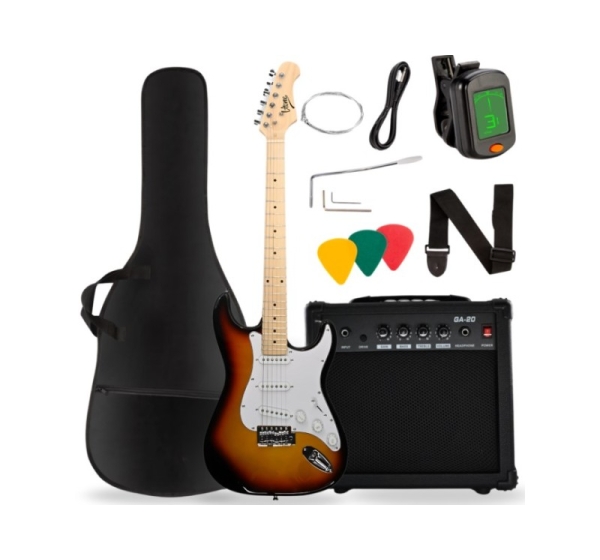 V-TONE EGA 39 SB gitara elektryczna 4/4 stratocast