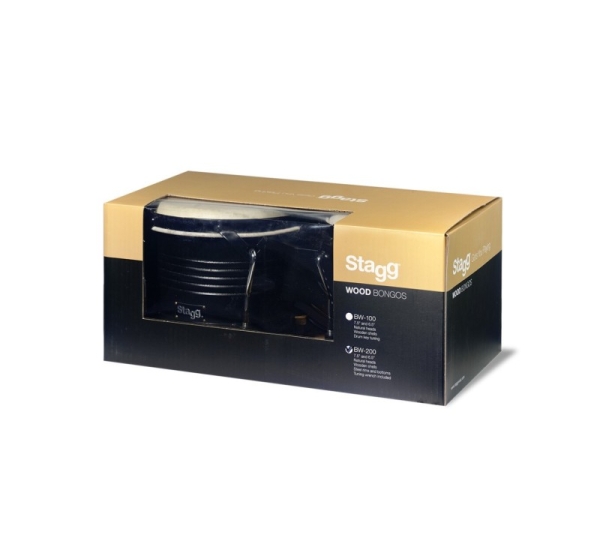 Stagg BW 200 BK - bongosy drewniane