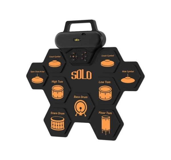 NN SOLO roll-up electronic drum set USB-C MP3