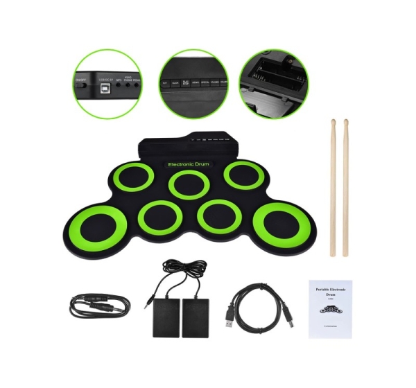 NN Roll Up Drum Pad - retractable electronic drums