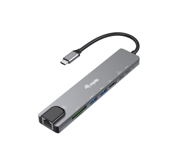 Equip USB-C 8 in 1 Multifunctional Adapter