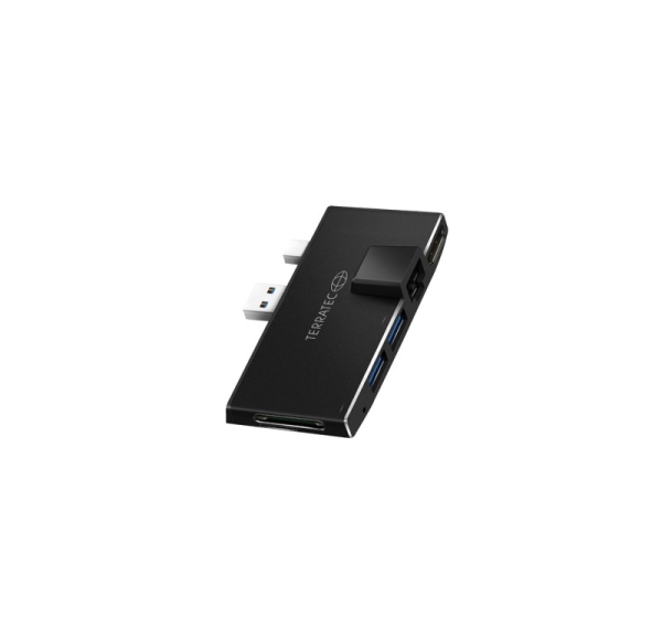 Terratec CONNECT Pro2 Wired USB 3.2 Gen 1 (3.1 Gen 1) Type-A Black
