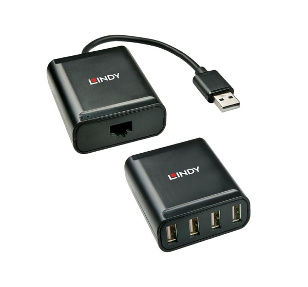 Lindy 60m 4 Port USB 2.0 Cat.6 Extender