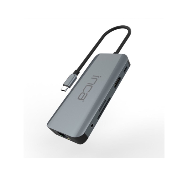 Inca ITPC-10TX interface hub USB Type-C 5000 Mbit/s Grey