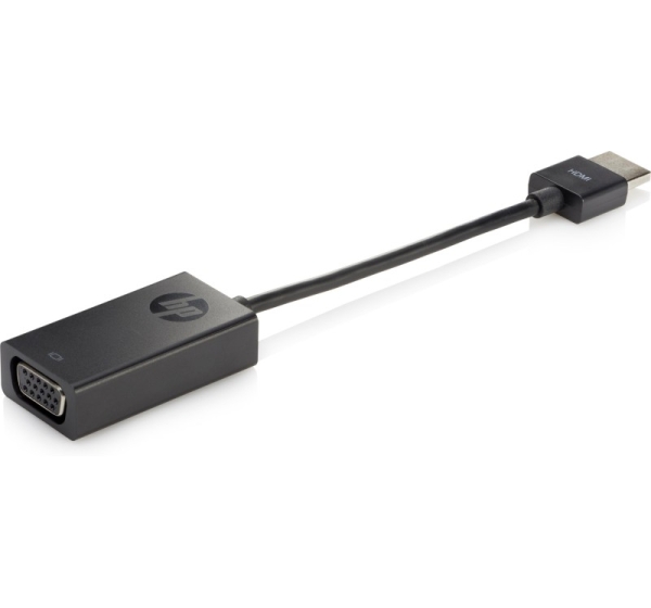 HP HDMI to VGA Cable Adapter VGA (D-Sub) HDMI Type A (Standard) Black