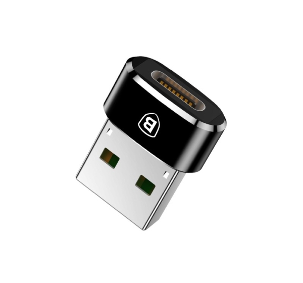 Baseus CAAOTG-01 cable gender changer Black